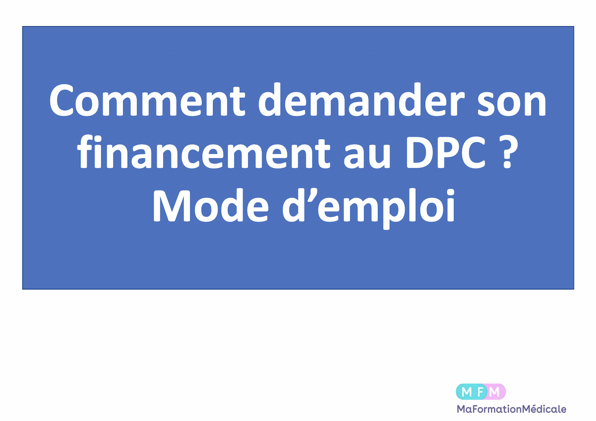 Mode d'emploi DPC